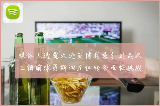 媒体人透露大连英博有意引进武汉三镇前球员斯坦丘但转会面临挑战